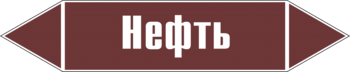 Маркировка трубопровода "нефть" (пленка, 358х74 мм) - Маркировка трубопроводов - Маркировки трубопроводов "ЖИДКОСТЬ" - Магазин охраны труда и техники безопасности stroiplakat.ru